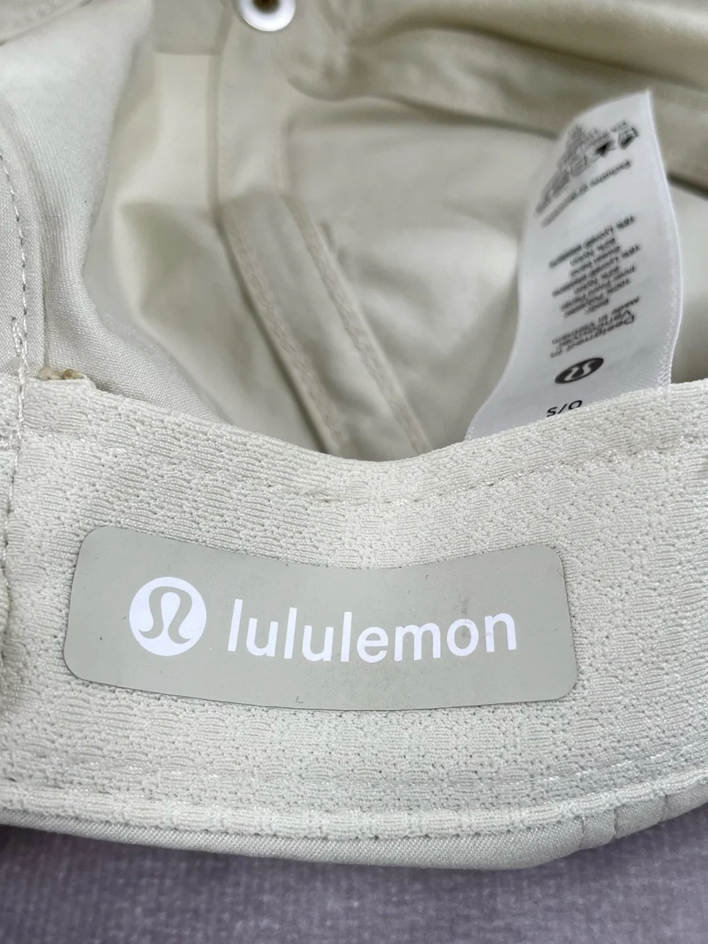 Lululemon Baller Hat Cap Strapback Womens One Size OS Beige Cream Active Gym